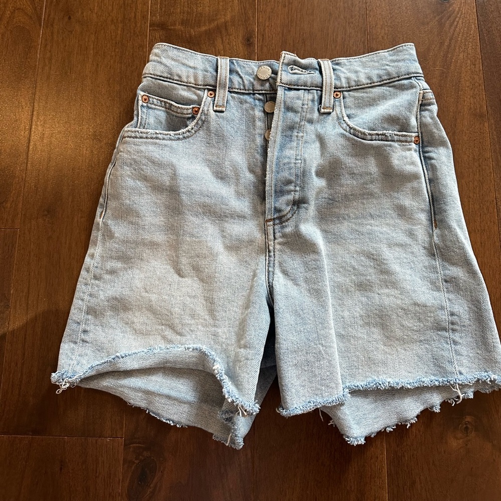 Light Blue Denim Women's Shorts